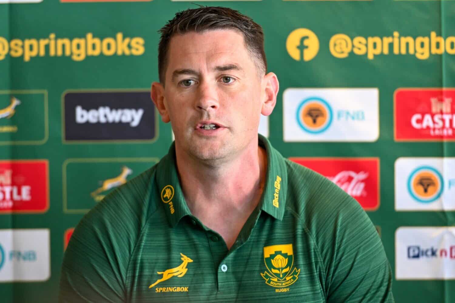 Springbok conditioning coach Andy Edwards