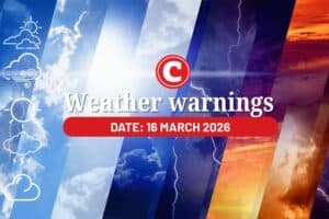 Weather 16 March 2026