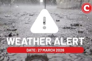 Weather forecast 26 March 2026