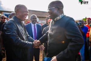 Zuma pushes unity message during visit to Malema family