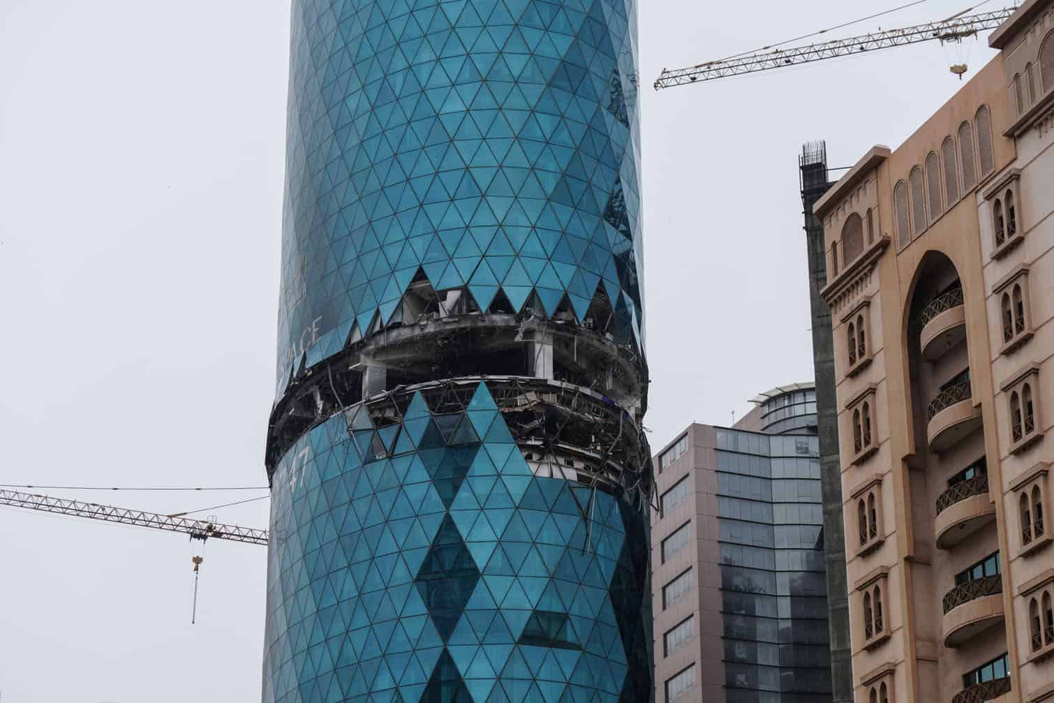 drone strike in the Seef district of Manama