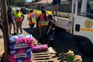 empd officers confiscating goods