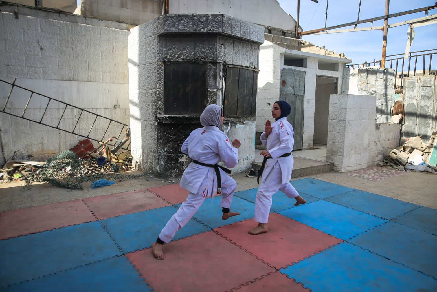 Karate athletes compete in tournament in Gaza