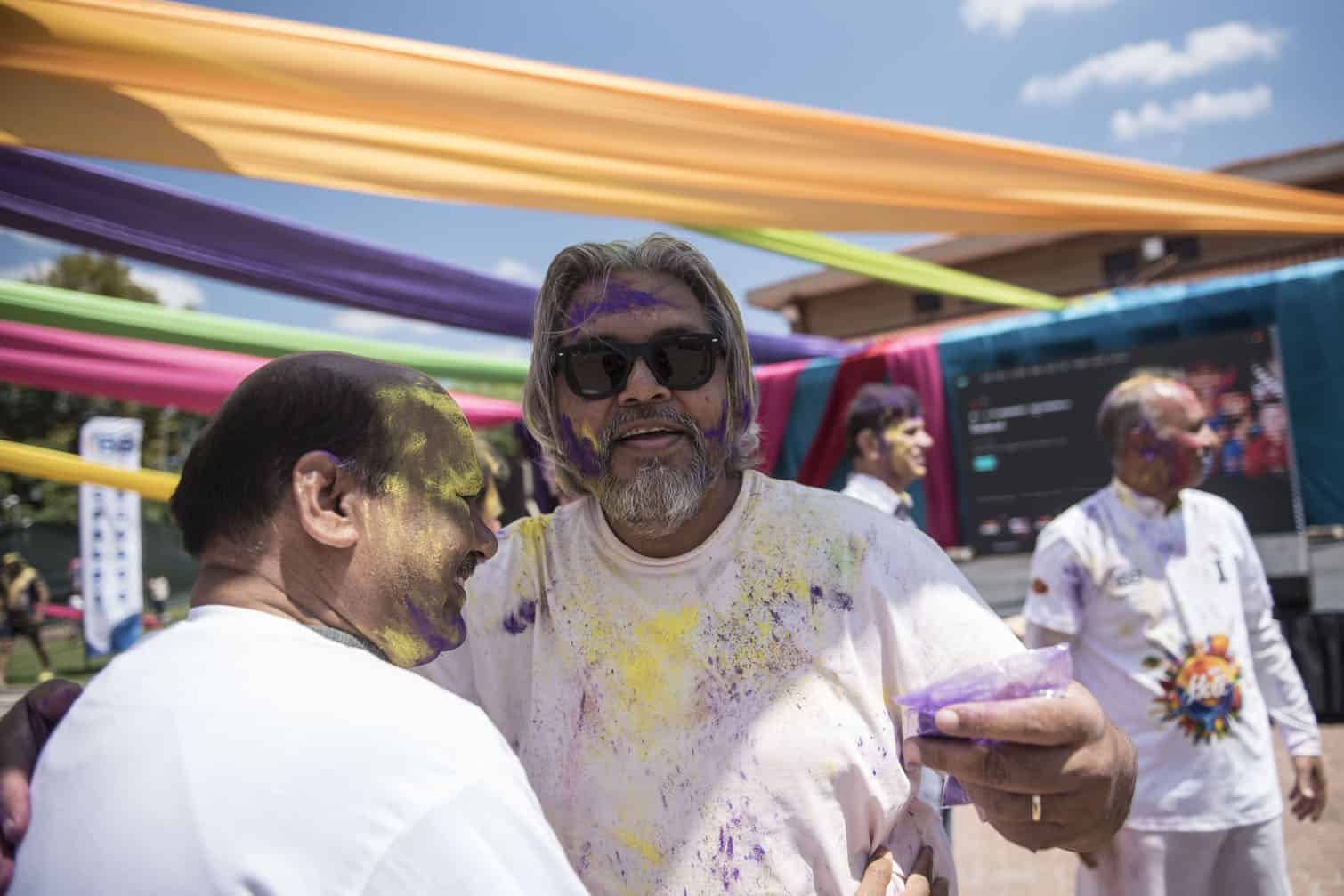 Holi festival celebrated in Sandton