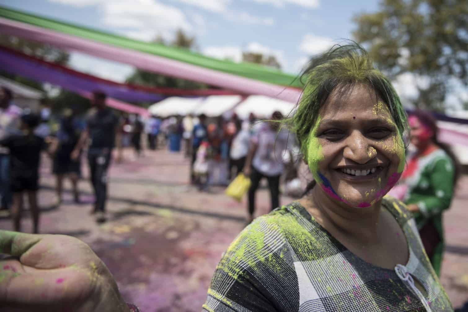 Holi festival celebrated in Sandton