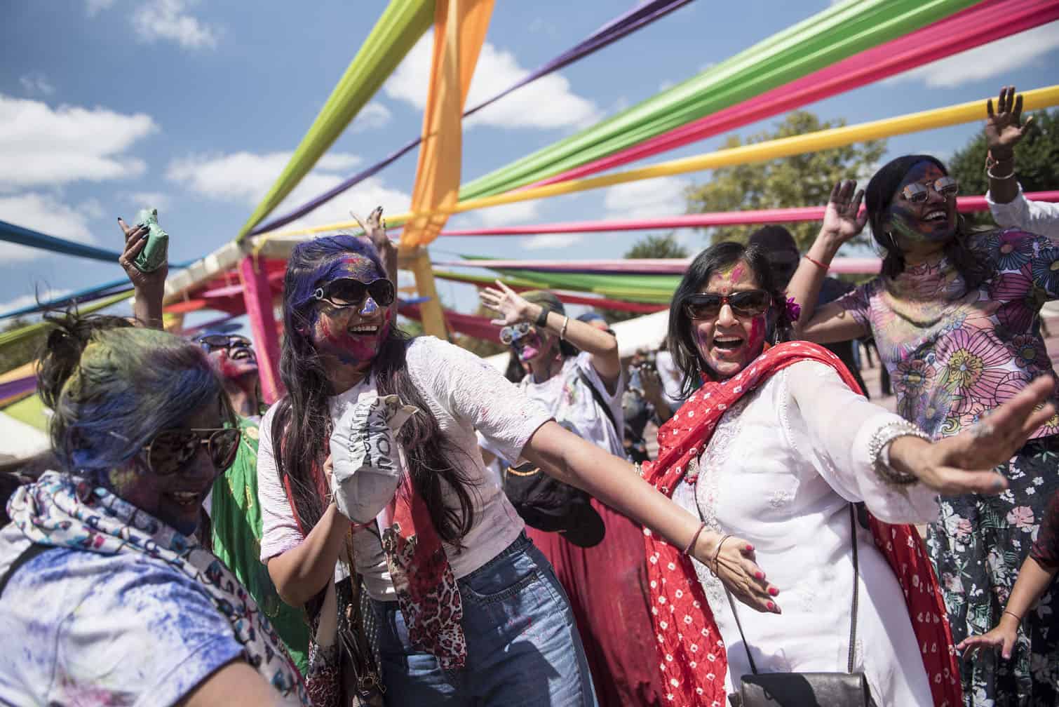 Holi festival celebrated in Sandton