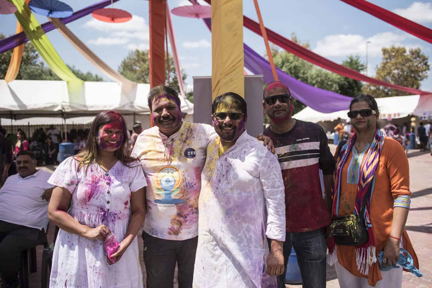 Holi festival celebrated in Sandton