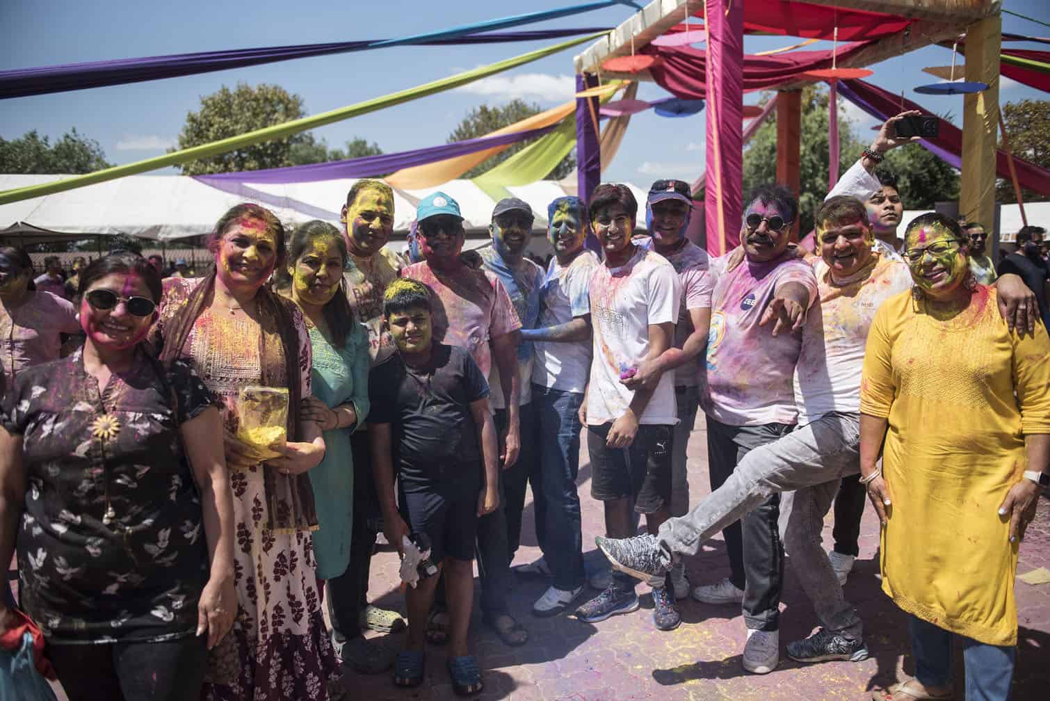 Holi festival celebrated in Sandton