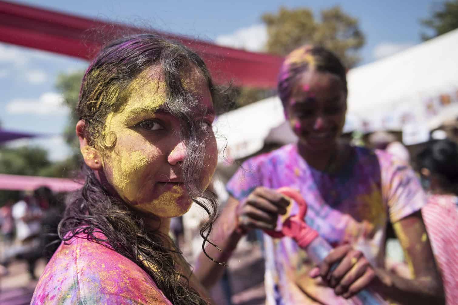 Holi festival celebrated in Sandton