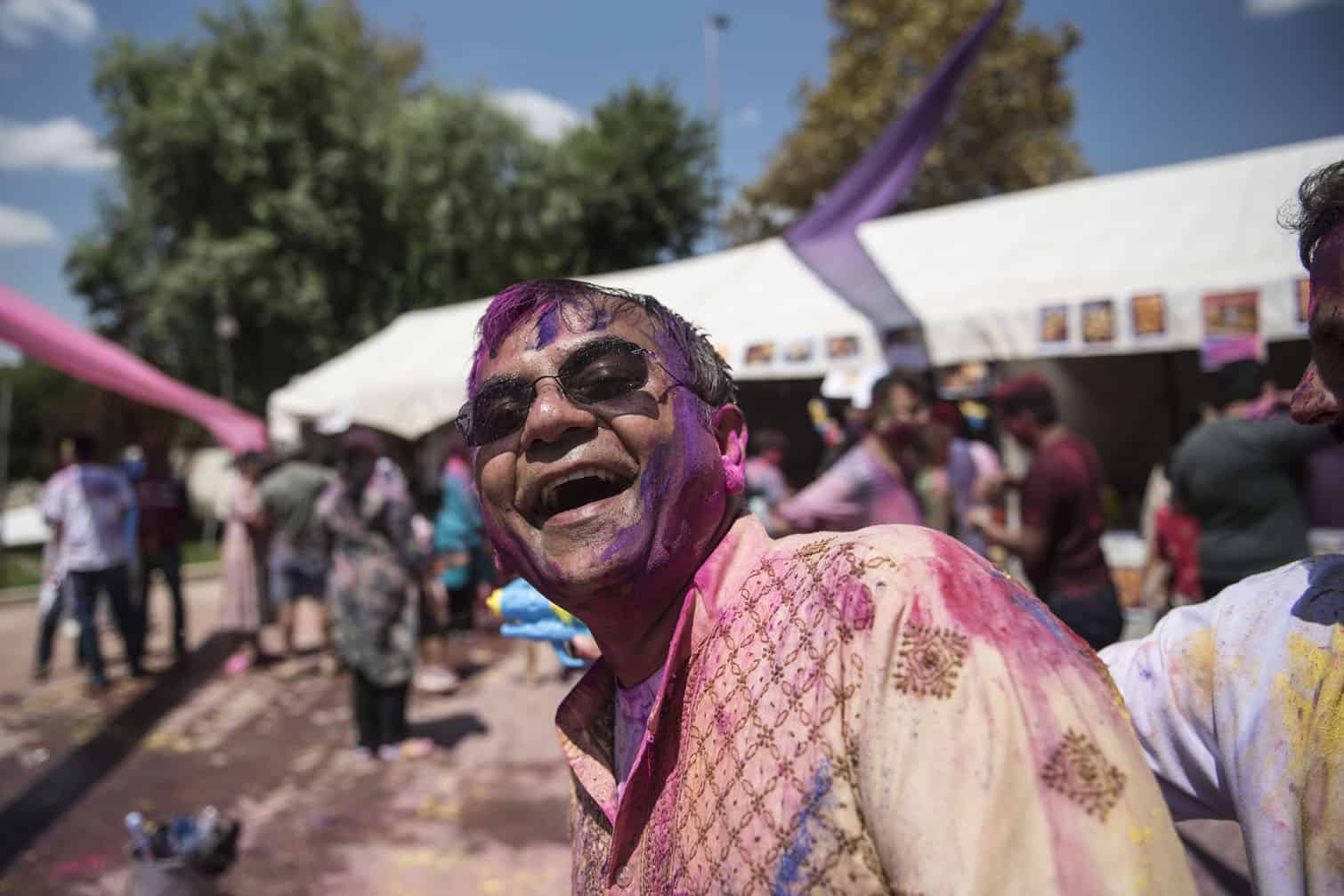Holi festival celebrated in Sandton