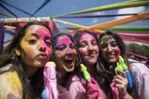 Holi festival celebrated in Sandton