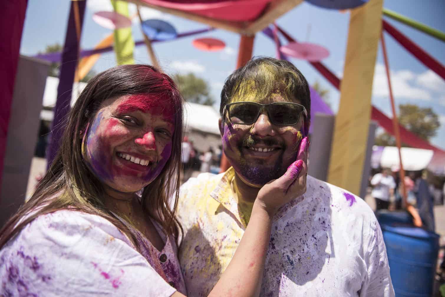 Holi festival celebrated in Sandton