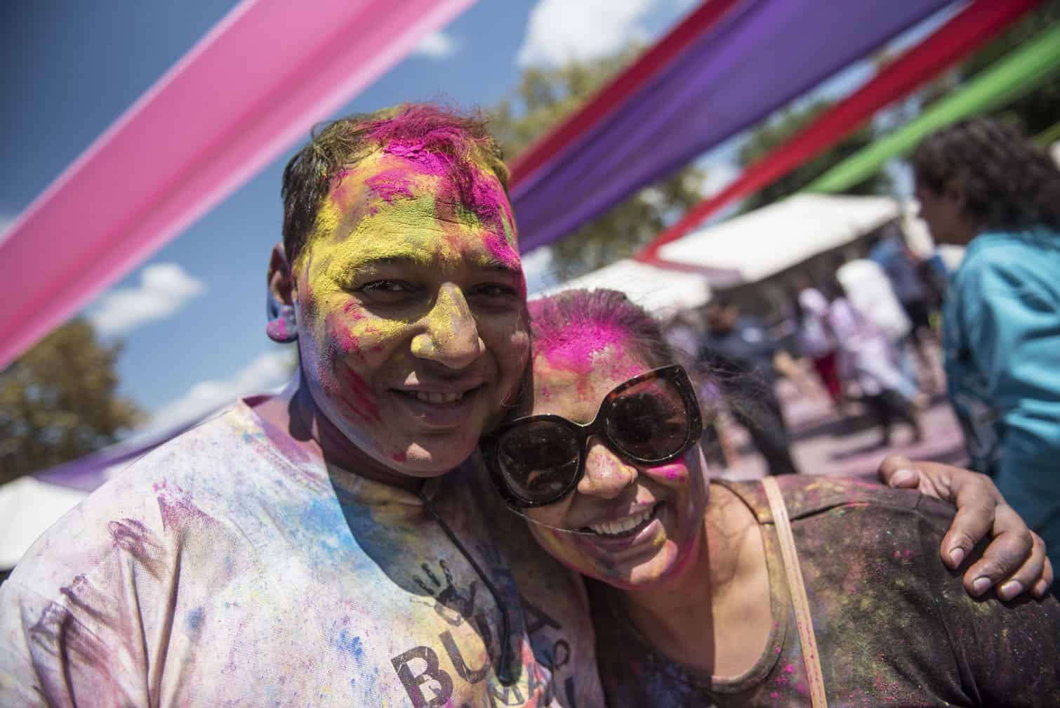 Holi festival celebrated in Sandton