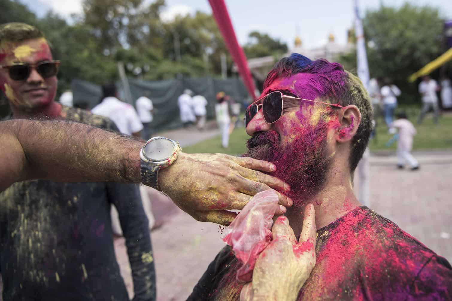 Holi festival celebrated in Sandton