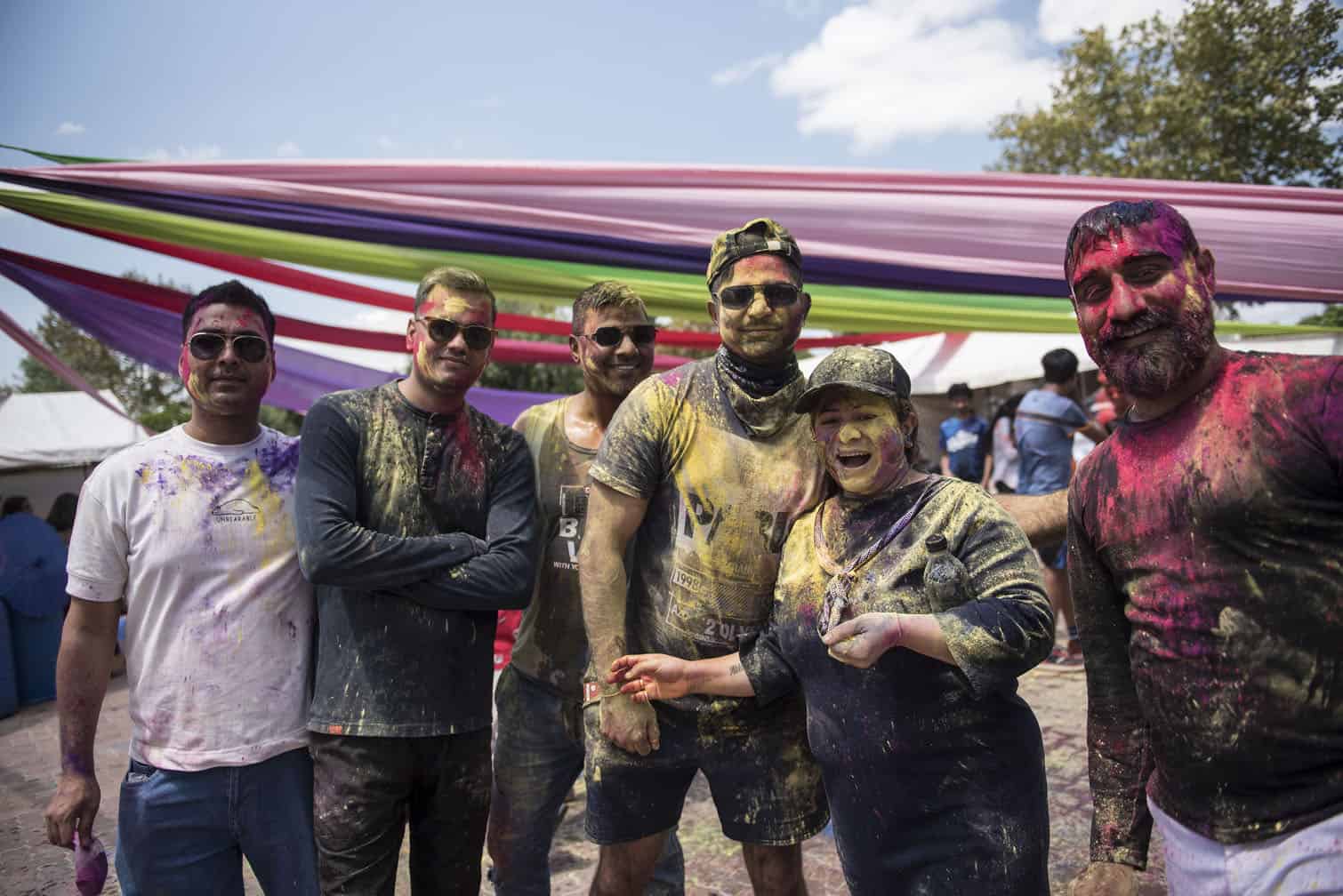 Holi festival celebrated in Sandton