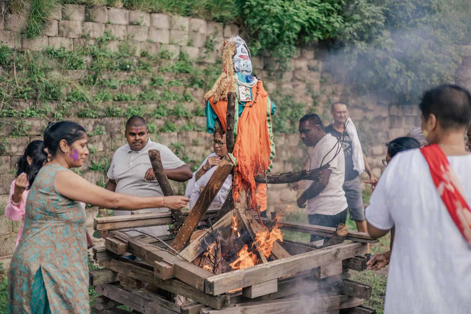 Holi celebrated in Verulam