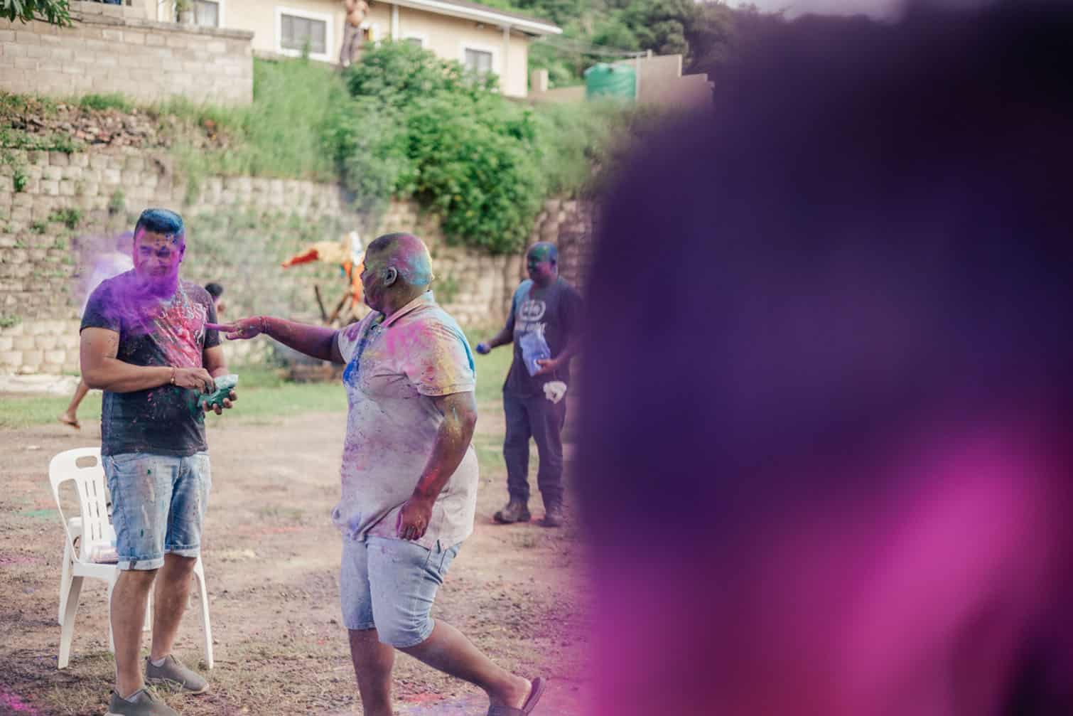 Holi celebrated in Verulam