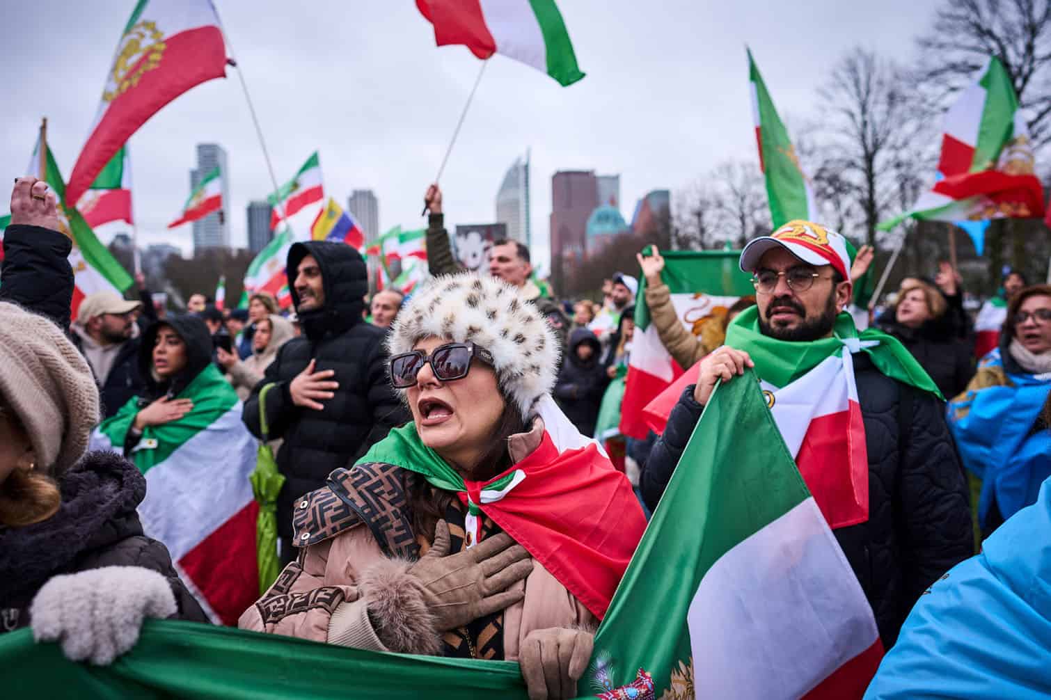Anti-Iranian regime protesters