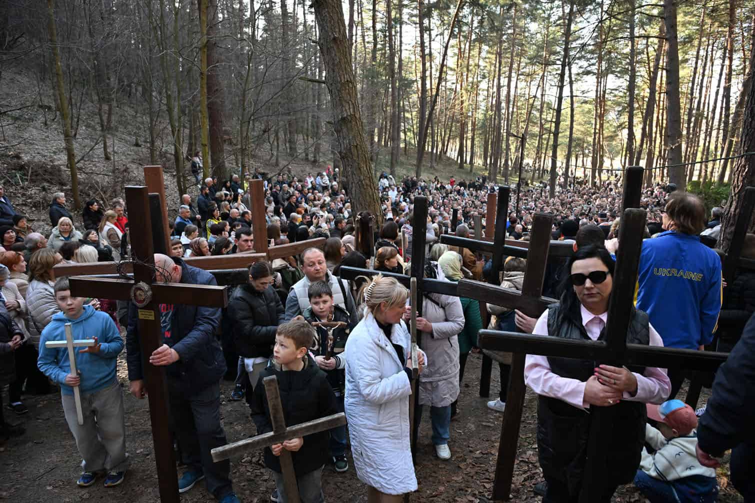 Veneration of the Holy Cross is celebrated by Orthodox Christian in Lviv