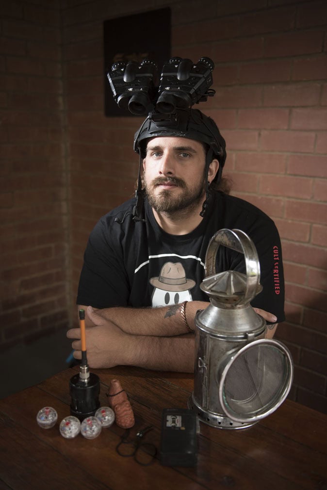 Paranormal investigator Nigel Mullinder