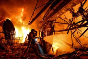 Russian drones attack Zaporizhzhia, private sector damaged