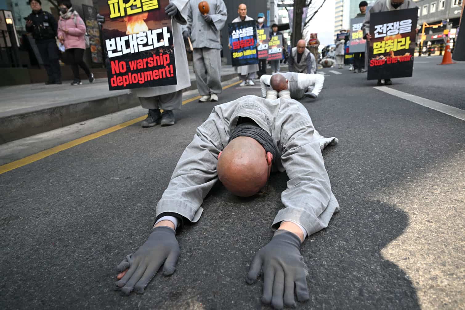 South Korean Buddhist monks