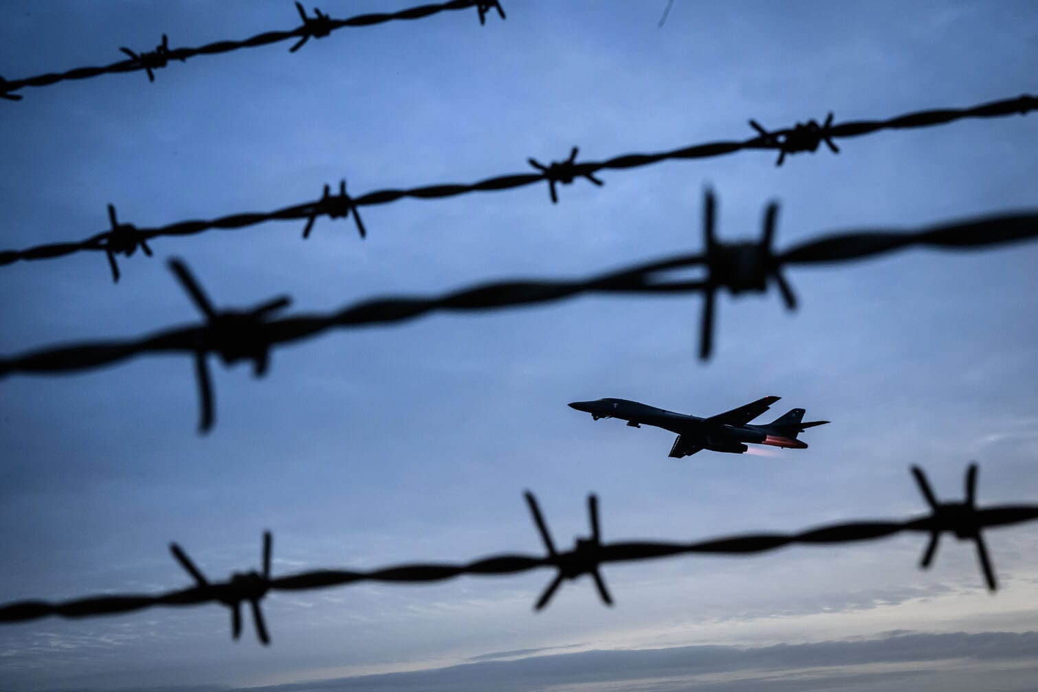 U.S. Aircraft Operate At RAF Fairford In Gloucestershire