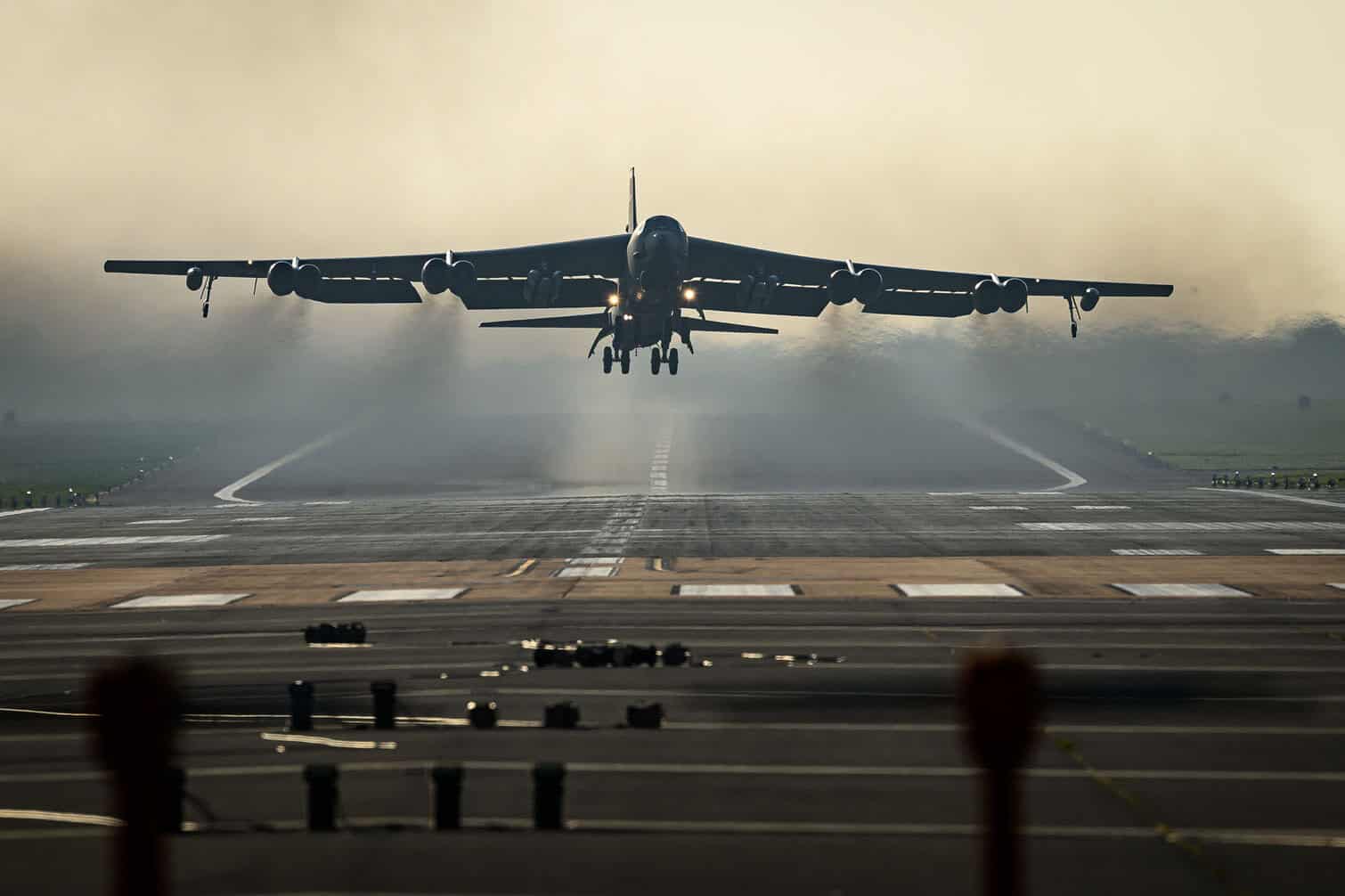 U.S. Aircraft Operate At RAF Fairford In Gloucestershire