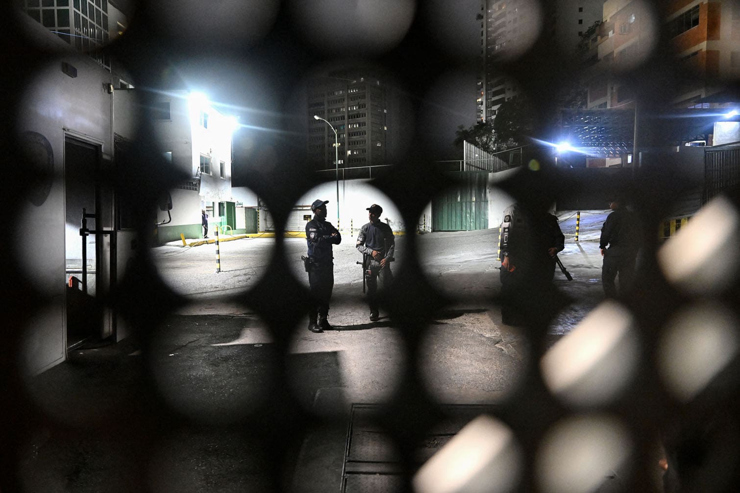 Venezuelan police officers