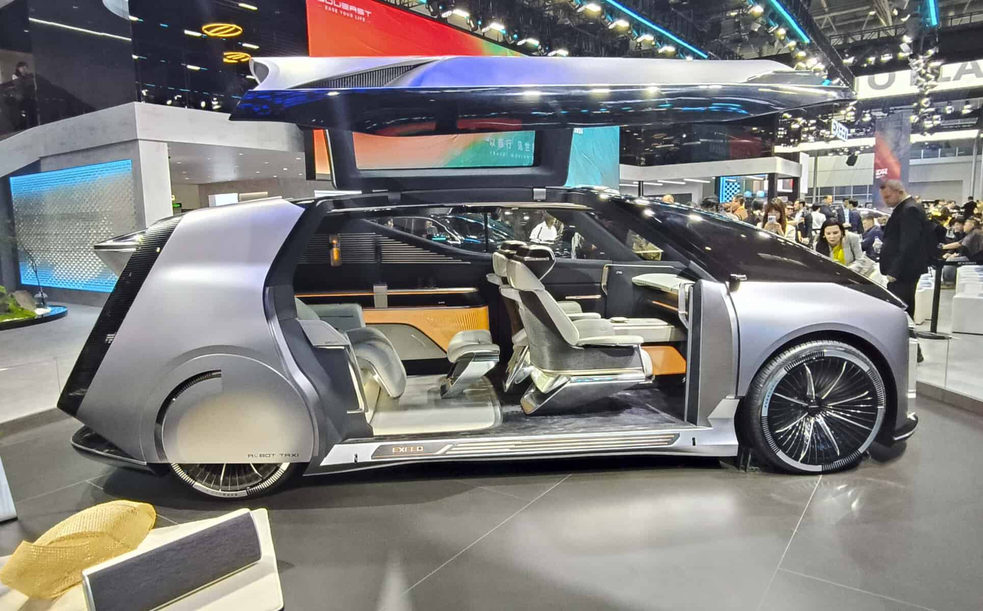 An Exeed Robot Taxi