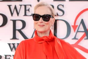 Meryl Streep wearing Givenchy by Sarah Burton FW26 arrives at the New York Premiere Of 20th Century Studios' 'Devil Wears Prada 2' held at the David Geffen Hall at the Lincoln Center for the Performing Arts on April 20, 2026 in Manhattan, New York City, New York, United States. Photo by Image Press Agency/NurPhoto) (Photo by Image Press Agency / NurPhoto via AFP