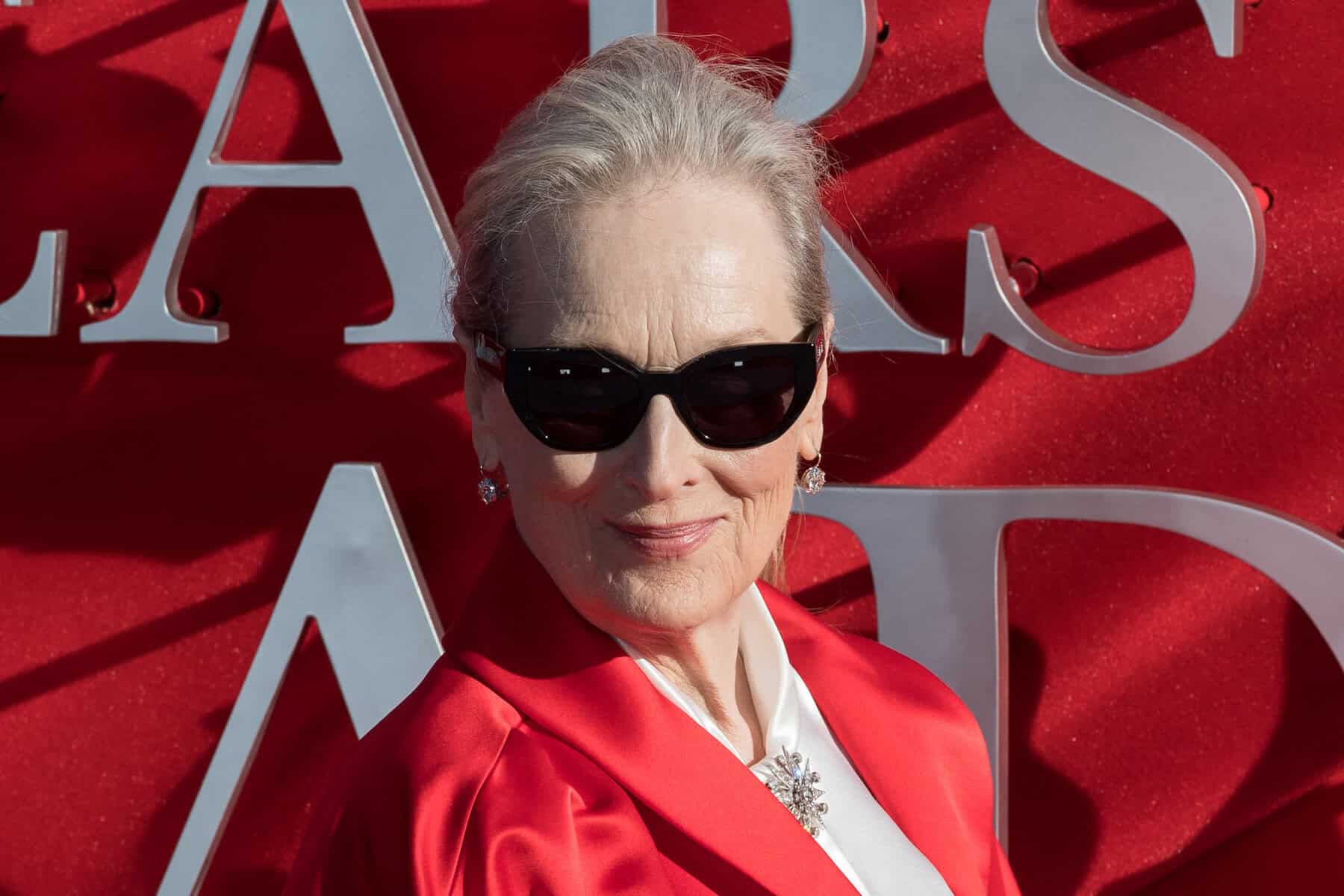 LONDON, UNITED KINGDOM - APRIL 22, 2026: Meryl Streep attends the European Premiere of 'The Devil Wears Prada 2' at Cineworld Leicester Square & Vue West End in London, United Kingdom on April 22, 2026. (Photo by WIktor Szymanowicz/NurPhoto) (Photo by WIktor Szymanowicz / NurPhoto via AFP)