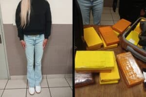 Cocaine bust Brazil drug mule OR Tambo airport