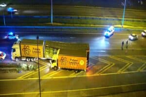 Truck looted on N12 as Diepkloof hostel residents protest