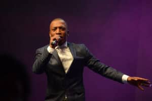 Dumi performs during the Crown Gospel Blesstival at Carnival City on June 24, 2017 in Johannesburg, South Africa. The Crown Gospel Blesstival is an event for music festivities, a celebration of the SABC Crown Gospel music awards. The event highlights the success of these awards through performances of the winners and nominees of the previous years. Picture Gallo Images / Frennie Shivambu