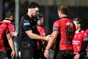 Glasgow and Lions plyers