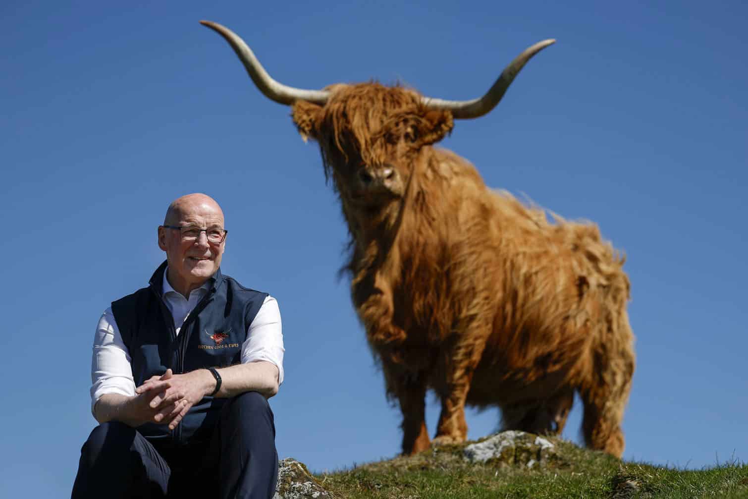 First Minister John Swinney Campaigns In Galloway And West Dumfries Ahead Of Holyrood Election