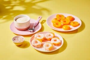 Recipe of the day: peach donuts