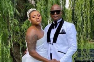 Khaya Dladla and ex-fiancé Mercutio Buthelezi