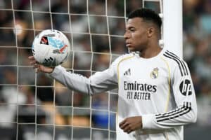 Real Madrid's Mbappe suffers hamstring issue at Betis