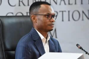 Garth Mnisi clashes with Madlanga commissioners.