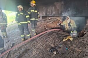 Tunnel blaze under N12 bridge extinguished, motorists Urged to stay cautious
