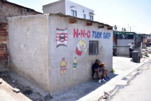 Alexandra spaza shop where a child who died of food poisoning allegedly bought snacks.