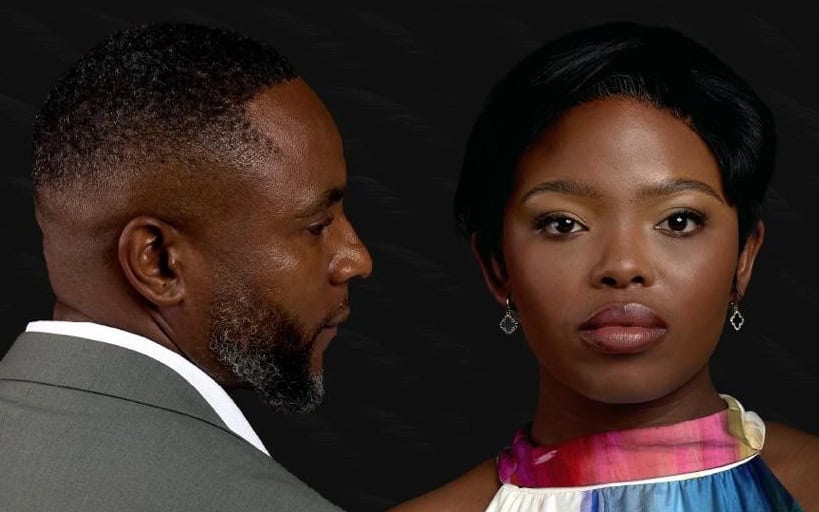 Melusi Mbhele as Xolani and Rosemary Zimu as Lethabo in Strings Attached, Mzansi Magic's gripping new psychological drama about love and manipulation. Picture: Supplied, Mzansi Magic