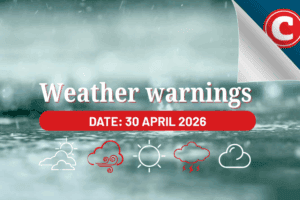 Weather forecast for 30 April 2026