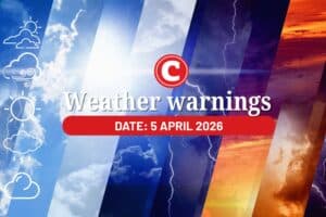 Weather forecast 5 April 2026
