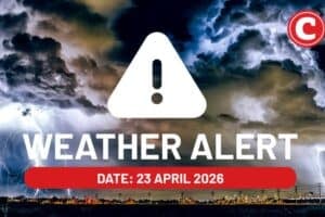 Weather forecast 23 April 2026
