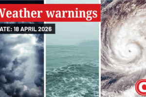 Weather forecast for 18 April 2026