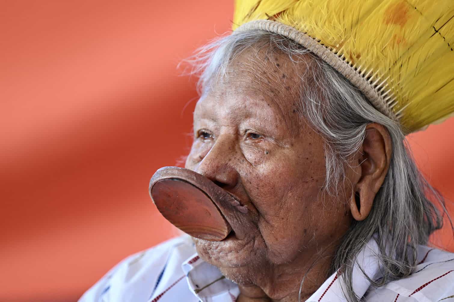 Brazilian indigenous leader Chief Raoni Metuktire