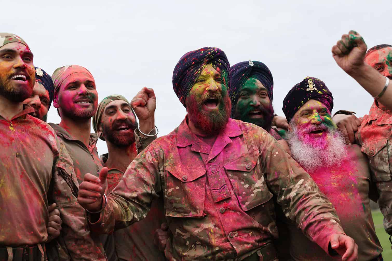 Soldiers from the Defence Sikh Network